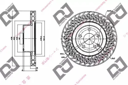Тормозной диск DJ PARTS купить